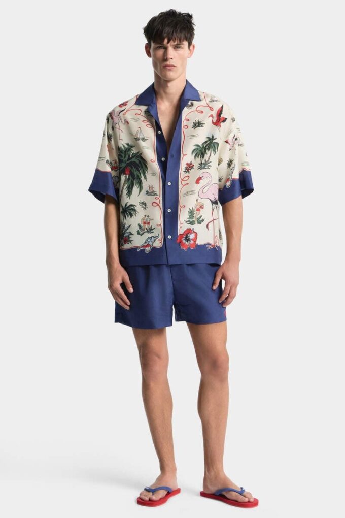 Aloha Souvenir Pull-up Shorts