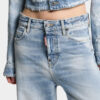 Baggy-Jeans med lys diagonalvask Baggy-Jeans med lys diagonalvask