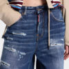 Baggy Traveller-jeans med middels slitt vask