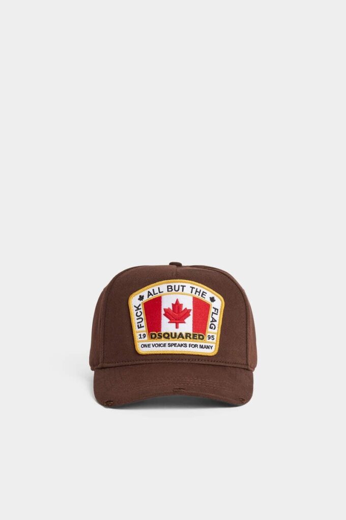 Baseballcap med kanadisk flagg