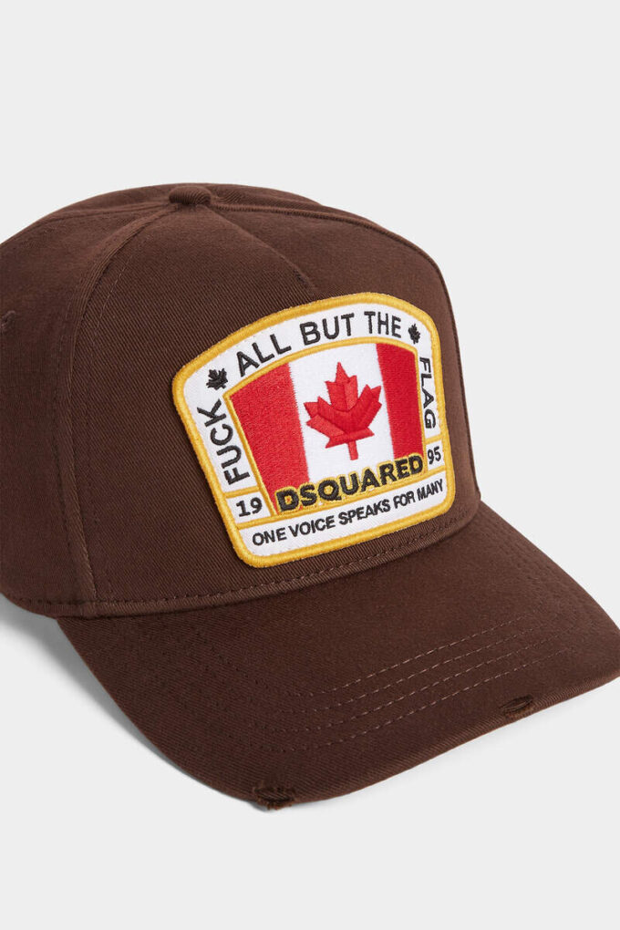 Baseballcap med kanadisk flagg