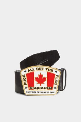 Belter med kanadisk flagg