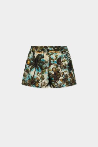Bermudashorts med apetrykk