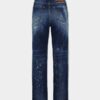 Boston-Jeans i medium rød flekkvask Boston-Jeans i medium rød flekkvask