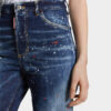 Boston-Jeans i medium rød flekkvask Boston-Jeans i medium rød flekkvask