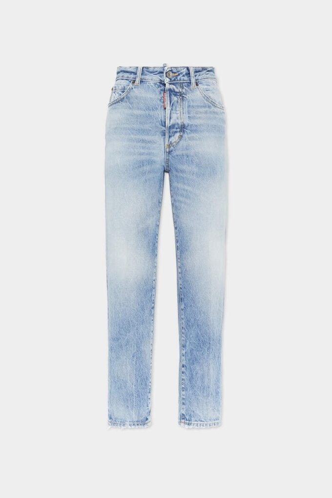 Boston-Jeans med lys vask