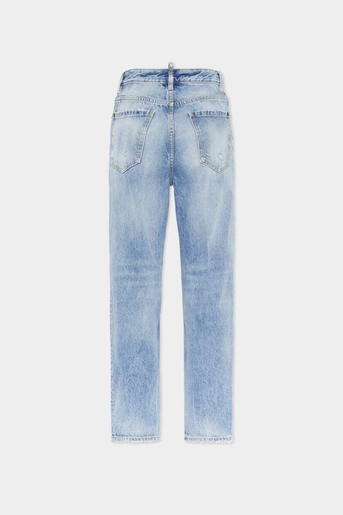 Boston-Jeans med lys vask