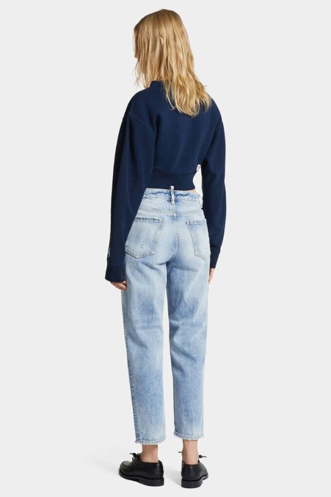 Boston-Jeans med lys vask