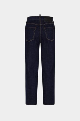 Boston-Jeans med mørk vask