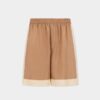 Bowling-shorts i sateng