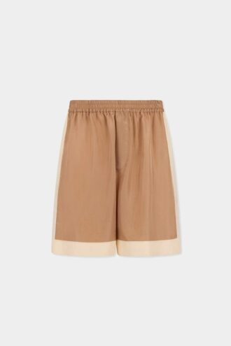 Bowling-shorts i sateng