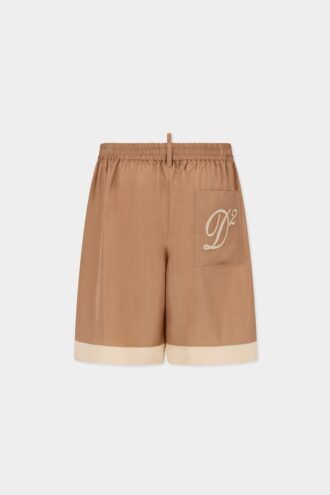 Bowling-shorts i sateng