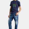 Bro-jeans med medium slitt vask