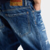 Bro-jeans med medium slitt vask