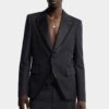 Brodert krage 70-talls blazer