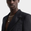 Brodert krage 70-talls blazer