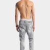 Børstede gråvaskede Slim Twist-Jeans