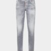 Børstet gråvask Jennifer-Jeans med middels høy midje Børstet gråvask Jennifer-Jeans med middels høy midje