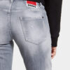 Børstet gråvask Jennifer-Jeans med middels høy midje Børstet gråvask Jennifer-Jeans med middels høy midje