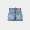 Cargo-shorts i lys vask
