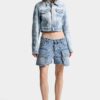 Cargo-shorts i lys vask