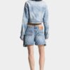 Cargo-shorts i lys vask