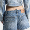 Cargo-shorts i lys vask