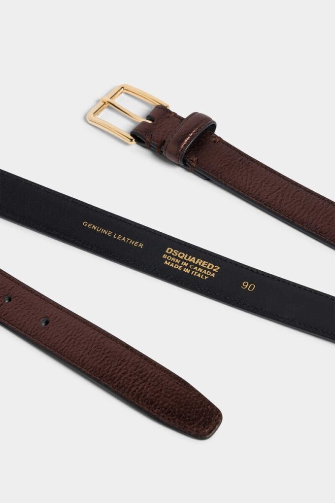 D2 Classic belte med laminert spenne