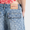D2 Monogram Light Wash Cargo Jeans