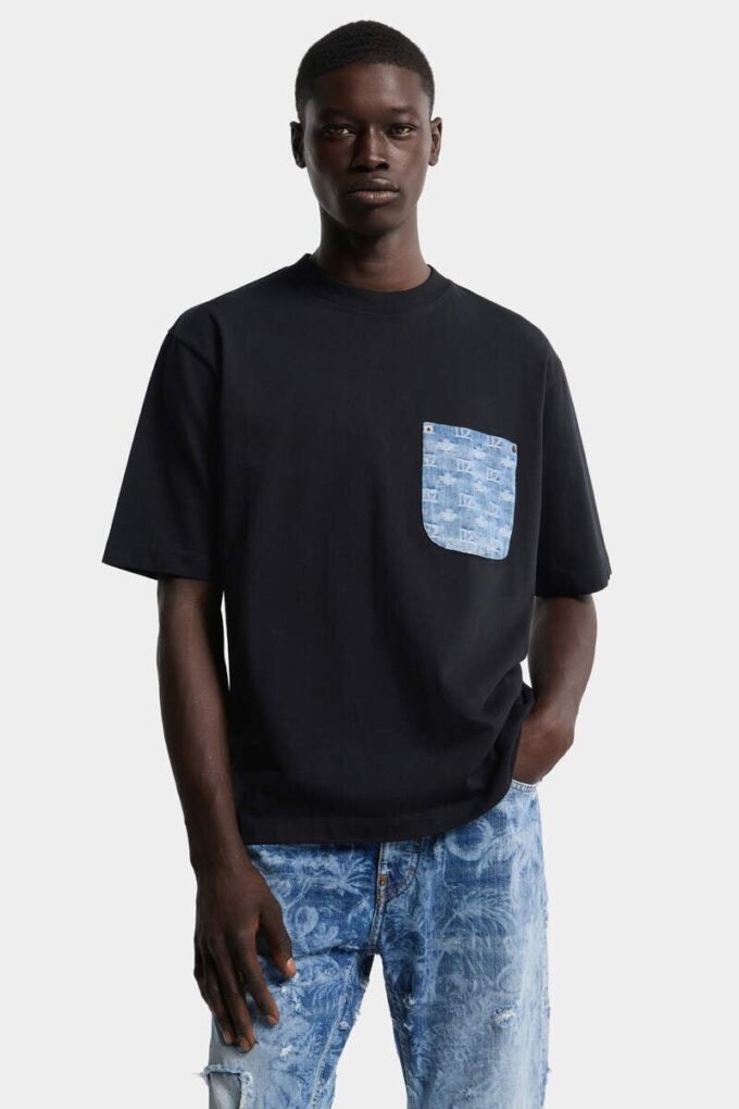D2 Monogram T-skjorte med løs passform
