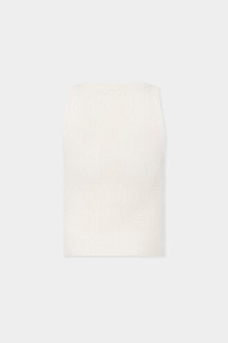 D2 opp-ned strikket tank-top