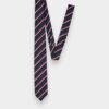 D2 Stripet klassisk slips