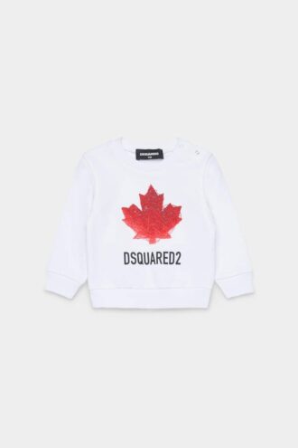 D2Kids Maple Leaf-T-skjorte med rund hals for nyfødte