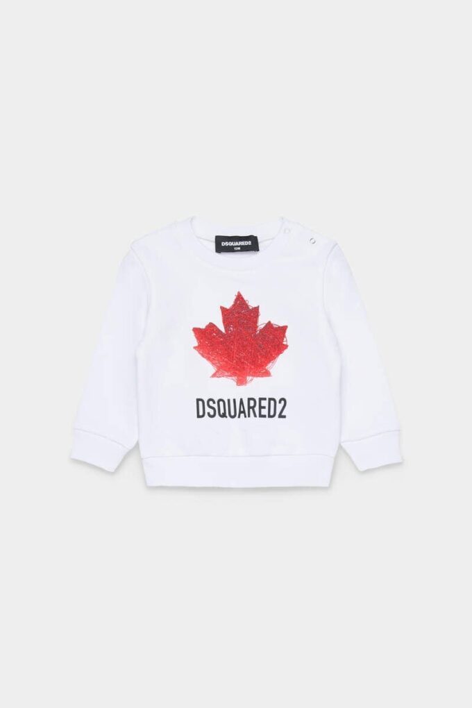 D2Kids Maple Leaf-T-skjorte med rund hals for nyfødte