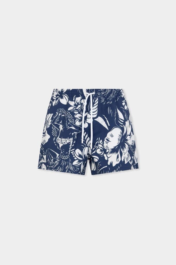 Dancing Flowers Midi-boksershorts