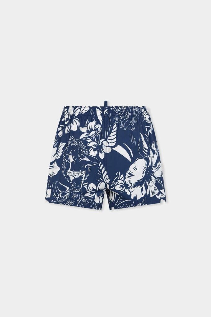 Dancing Flowers Midi-boksershorts