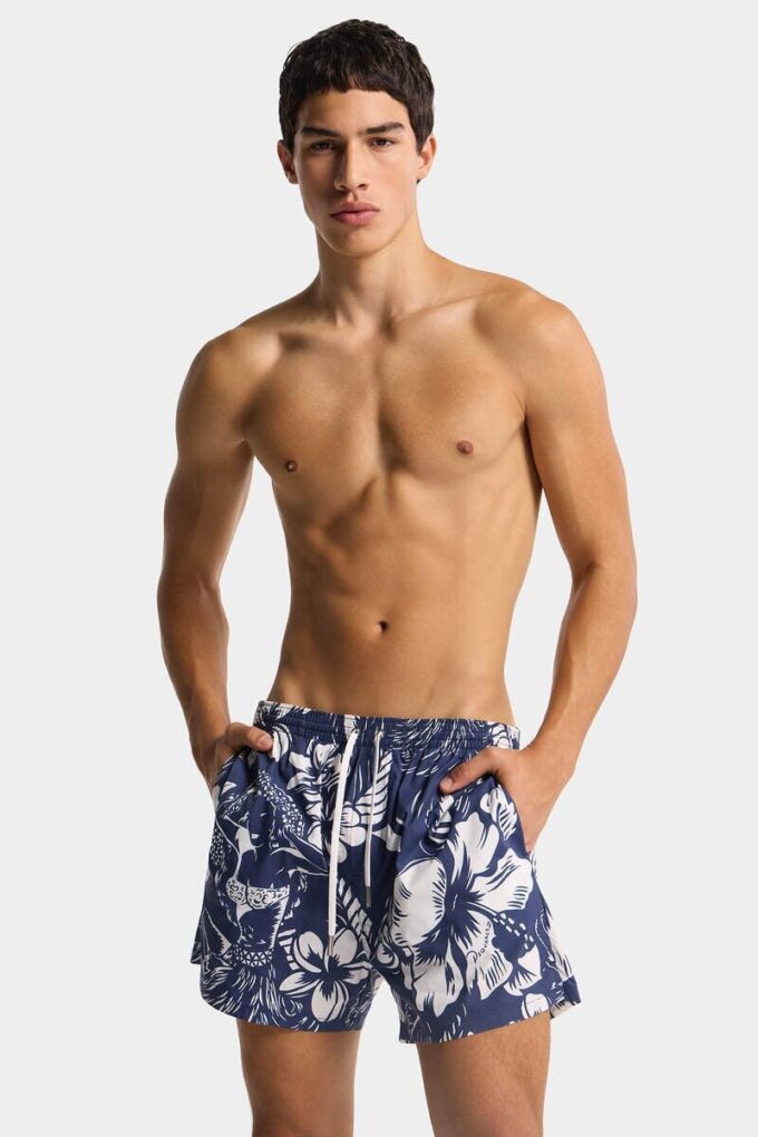 Dancing Flowers Midi-boksershorts