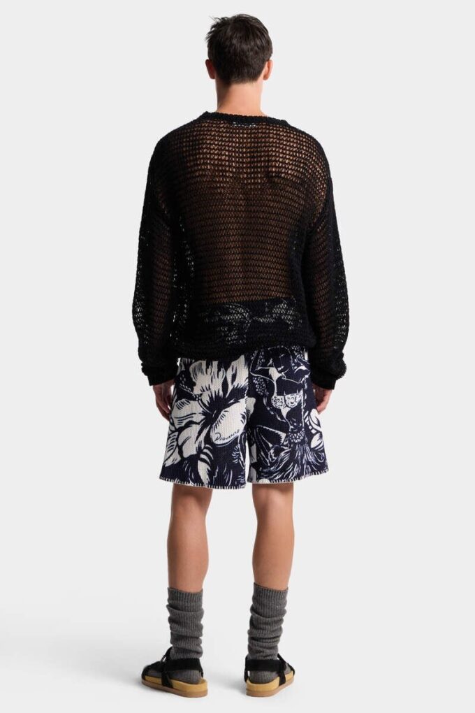 Dancing Flowers strikkede shorts