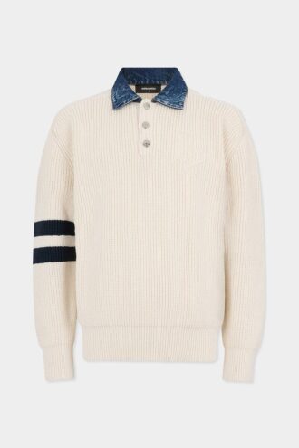 Denim Mix D2 strikket genser