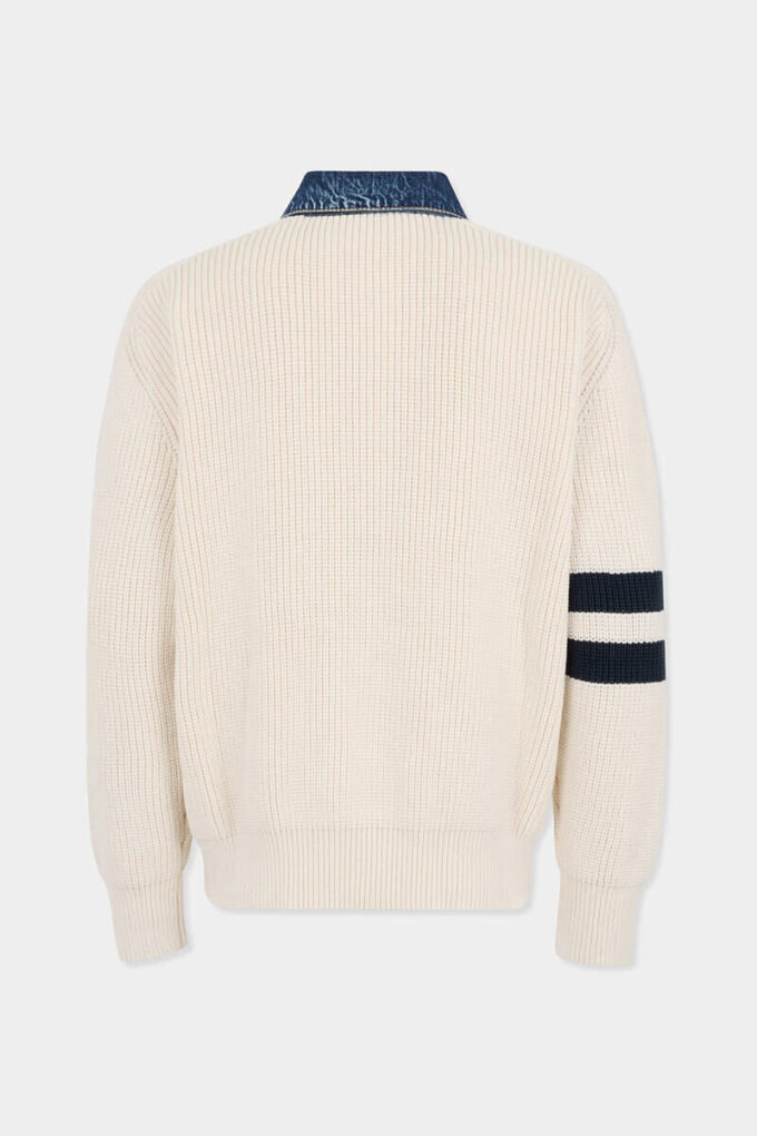Denim Mix D2 strikket genser