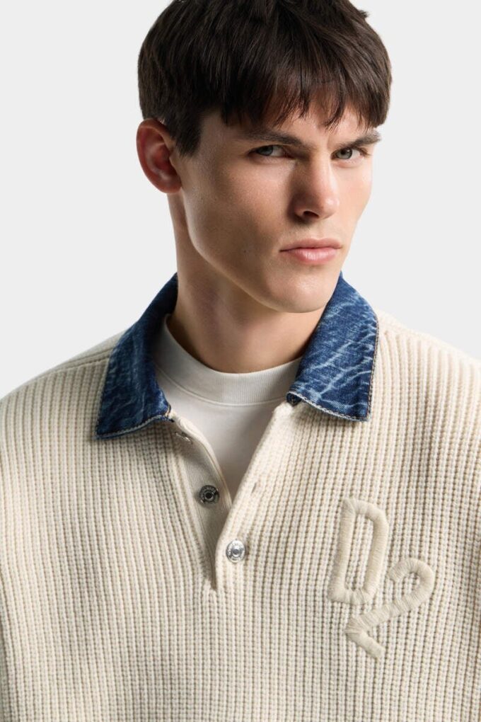 Denim Mix D2 strikket genser