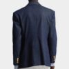 Denimblazer med dobbel knappestolpe