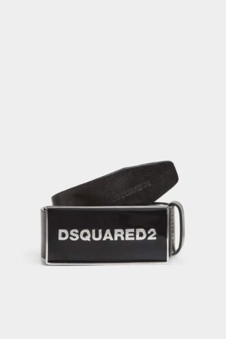 Dsquared2 belte med ton-i-ton-logo