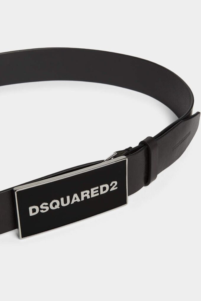 Dsquared2 belte med ton-i-ton-logo