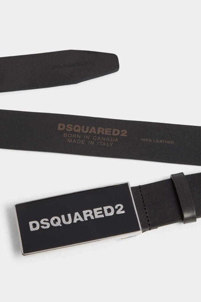 Dsquared2 belte med ton-i-ton-logo