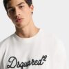 Dsquared2 brodert T-skjorte med løs passform