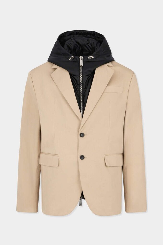 Dsquared2 Heritage-blazer med hette