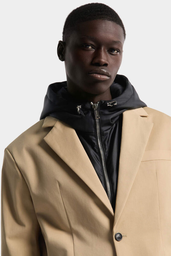 Dsquared2 Heritage-blazer med hette
