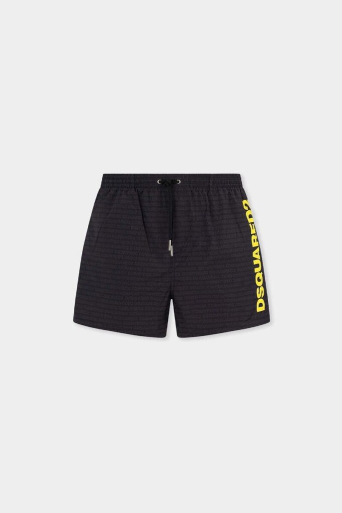Dsquared2 Logo Midi-bade-boxershorts Dsquared2 Logo Midi-bade-boxershorts