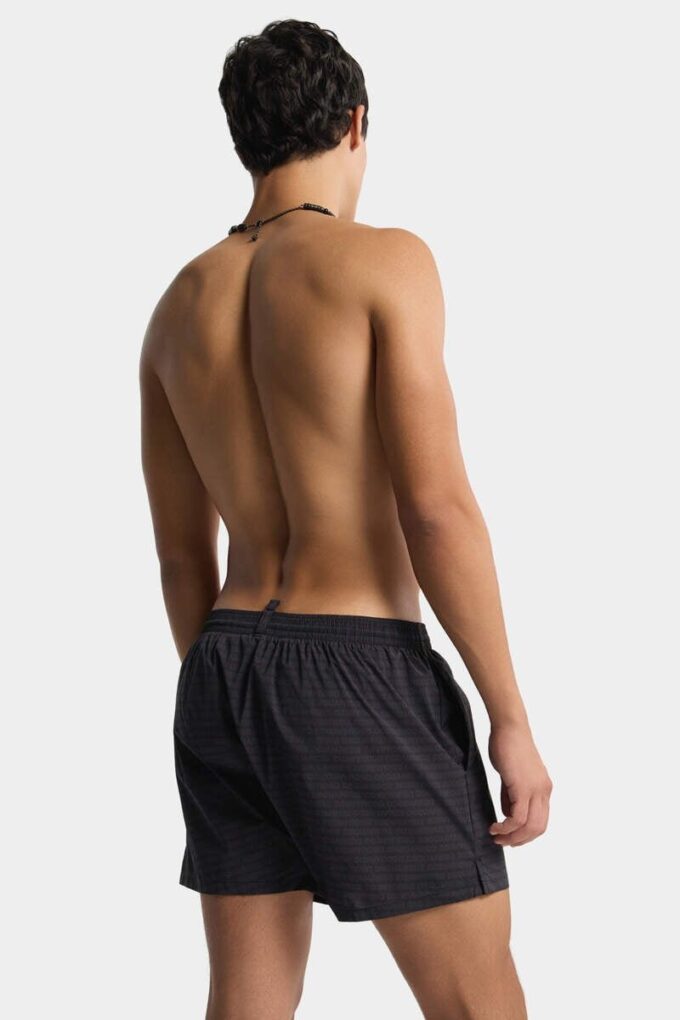 Dsquared2 Logo Midi-bade-boxershorts Dsquared2 Logo Midi-bade-boxershorts
